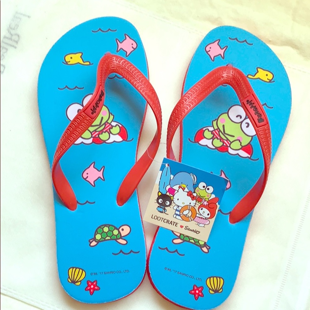 Sanrio flip flops